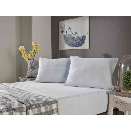 Jersey Bed Sheet Set Double King Size طقم ملاءات سرير جيرسي مزدوج/كينج