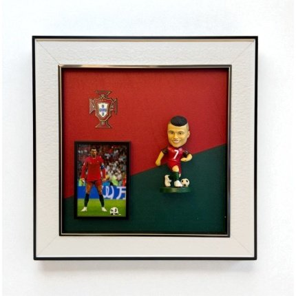 Black Aluminum Frame Cristiano Ronaldo إطار من الألومنيوم الأسود، كريستيانو رونالدو