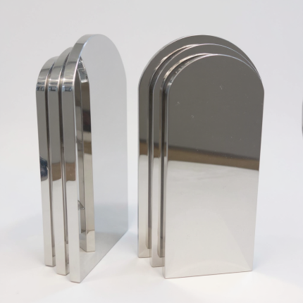 Stainless Steel Table Book Holder Decoration حامل كتب طاولة من الفولاذ المقاوم للصدأ للزينة