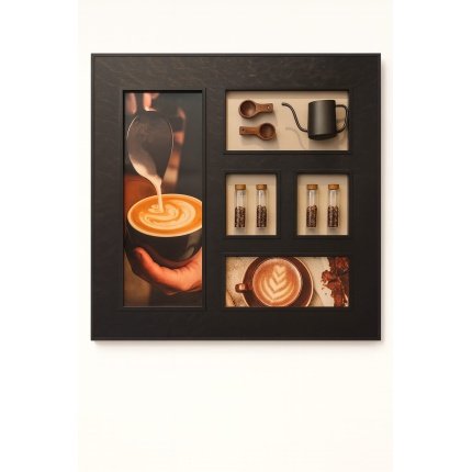 Coffee Black Aluminum Frame إطار من الألومنيوم باللون الأسود القهوة
