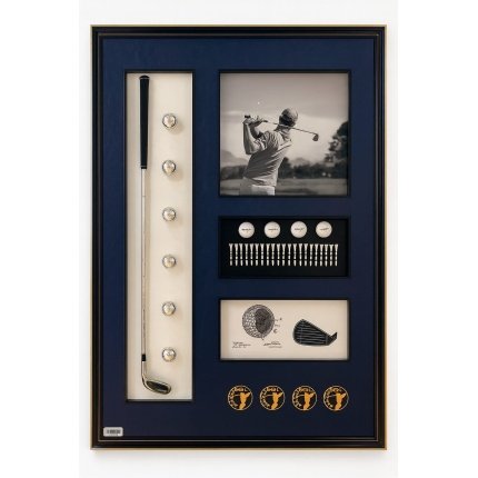 Golf Wall Art PS Big Pure black Frame لوحة جدارية فنية للجولف بإطار أسود نقي كبير