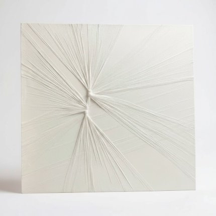 Art Plain White Frame الفن إطار أبيض عادي